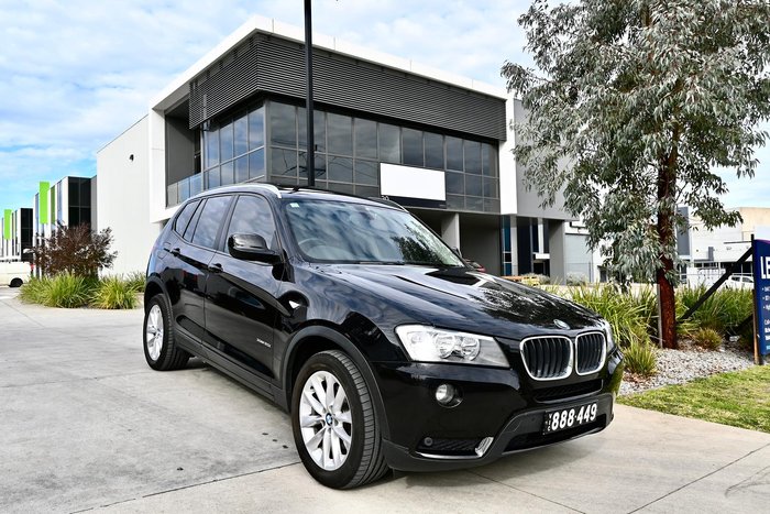 2012 BMW X3 xDrive20i F25 MY12.5 4X4 Constant Black