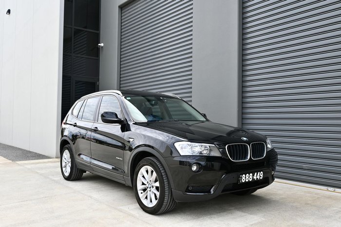 2012 BMW X3 xDrive20i F25 MY12.5 4X4 Constant Black