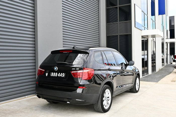 2012 BMW X3 xDrive20i F25 MY12.5 4X4 Constant Black