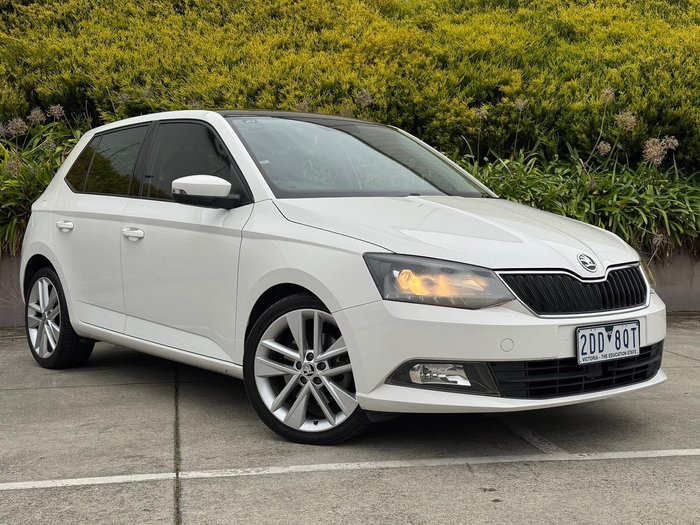 2016 SKODA Fabia 81TSI NJ MY17 Candy White