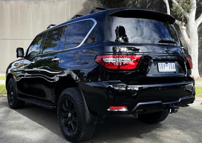 2020 Nissan Patrol Ti Y62 Series 5 MY20 4X4 Dual Range Black Obsidian
