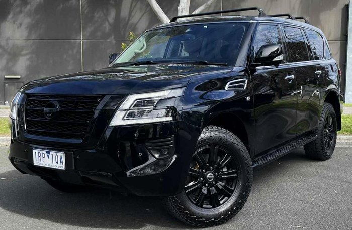 2020 Nissan Patrol Ti Y62 Series 5 MY20 4X4 Dual Range Black Obsidian