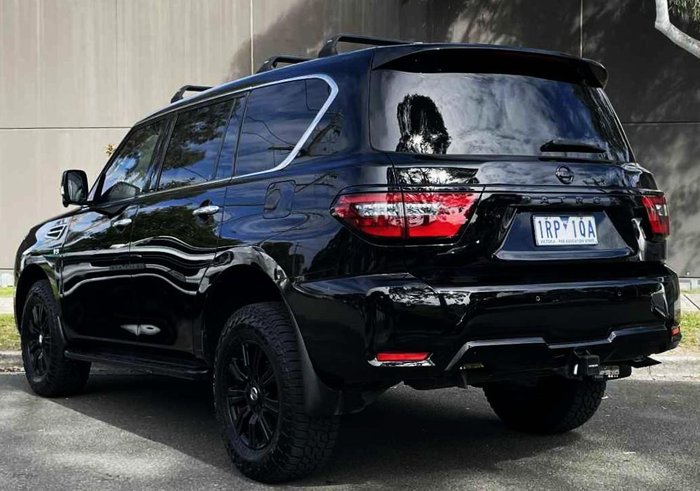 2020 Nissan Patrol Ti Y62 Series 5 MY20 4X4 Dual Range Black Obsidian
