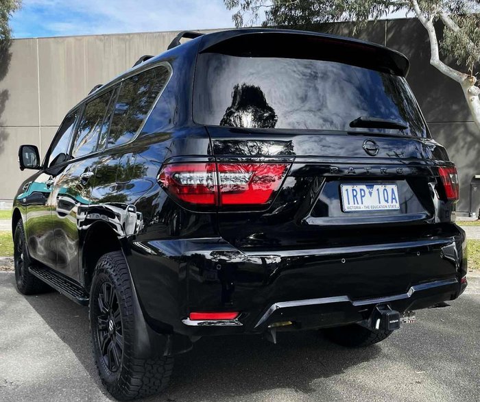 2020 Nissan Patrol Ti Y62 Series 5 MY20 4X4 Dual Range Black Obsidian