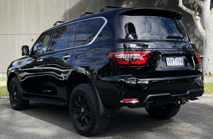 2020 Nissan Patrol Ti Y62 Series 5 MY20 4X4 Dual Range Black Obsidian