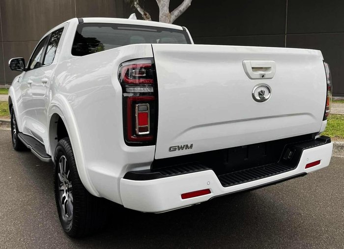 2022 GWM Ute Cannon NPW 4X4 Pearl White