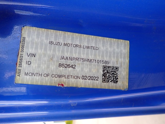 2022 ISUZU NPR 45/55-155 BLUE