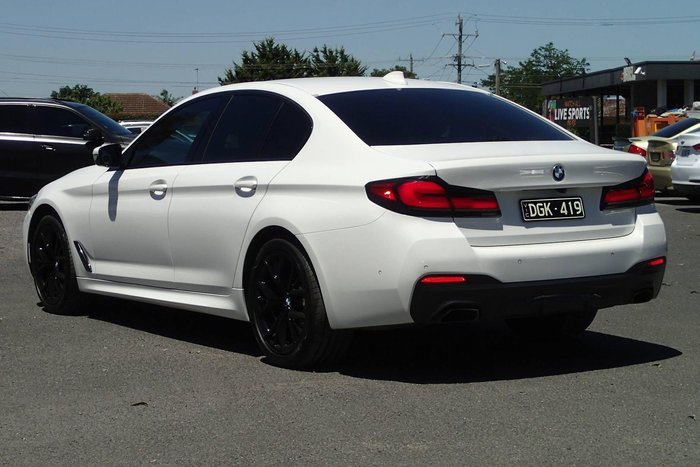 2021 BMW 5 Series 530d M Sport G30 LCI WHITE