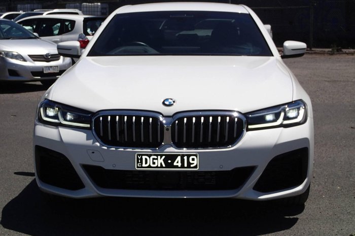 2021 BMW 5 Series 530d M Sport G30 LCI WHITE