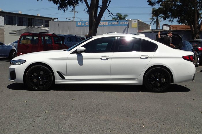 2021 BMW 5 Series 530d M Sport G30 LCI WHITE