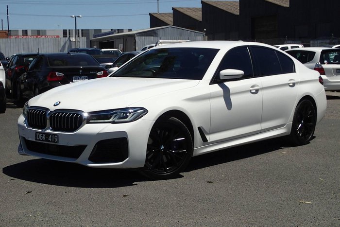 2021 BMW 5 Series 530d M Sport G30 LCI WHITE