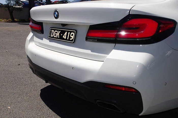 2021 BMW 5 Series 530d M Sport G30 LCI WHITE