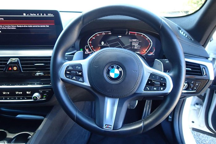 2021 BMW 5 Series 530d M Sport G30 LCI WHITE