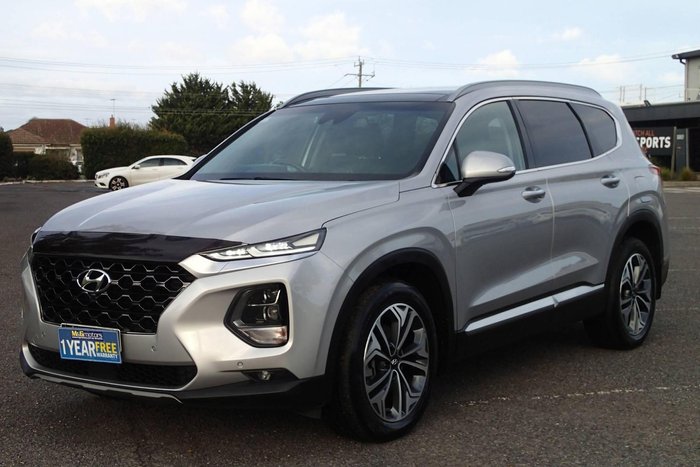2019 Hyundai Santa Fe Highlander TM.2 MY20 4X4 On Demand Typhoon Silver