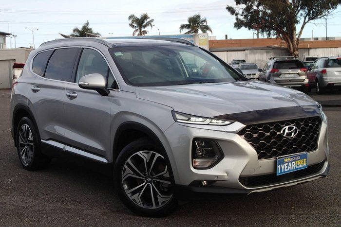 2019 Hyundai Santa Fe Highlander TM.2 MY20 4X4 On Demand Typhoon Silver