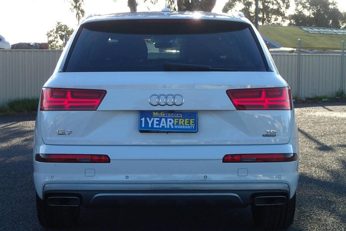 2016 Audi Q7 TDI 4M MY16 Four Wheel Drive WHITE
