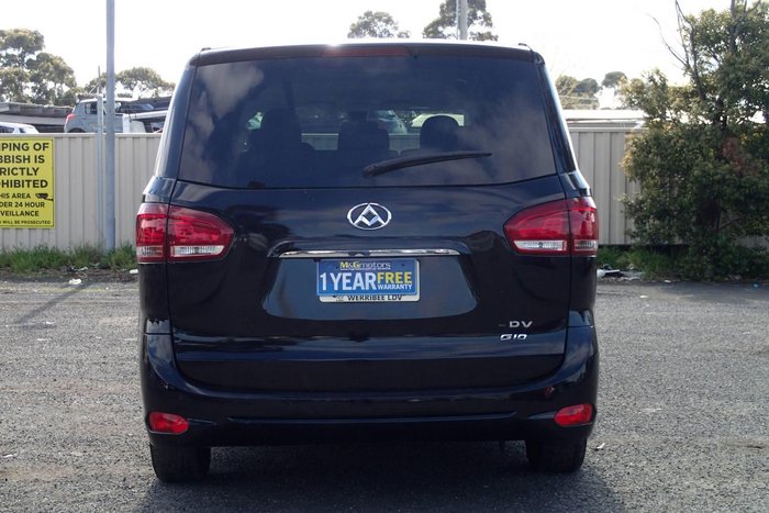 2017 LDV G10 SV7A Obsidian Black