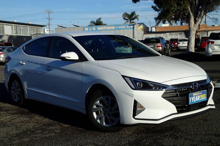 2019 Hyundai Elantra Active AD.2 MY20 Polar White