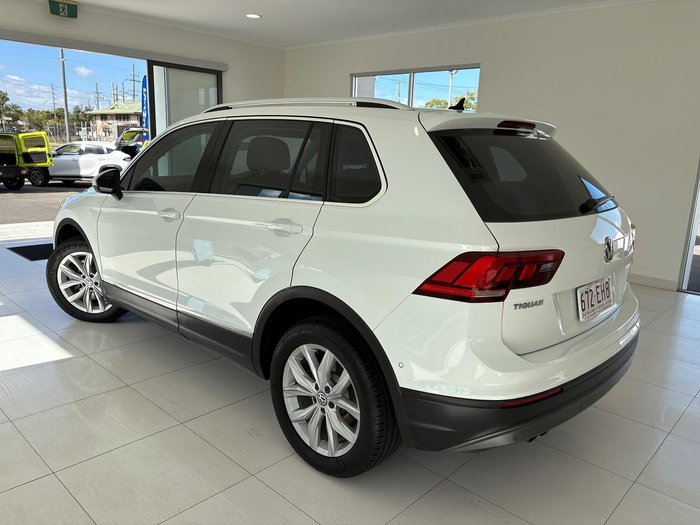 2019 Volkswagen Tiguan 132TSI Comfortline 5N MY19.5 Four Wheel Drive Pure White