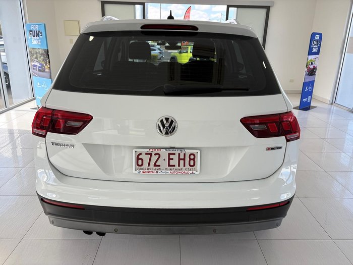 2019 Volkswagen Tiguan 132TSI Comfortline 5N MY19.5 Four Wheel Drive Pure White