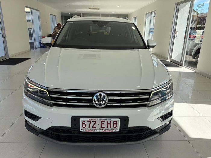 2019 Volkswagen Tiguan 132TSI Comfortline 5N MY19.5 Four Wheel Drive Pure White