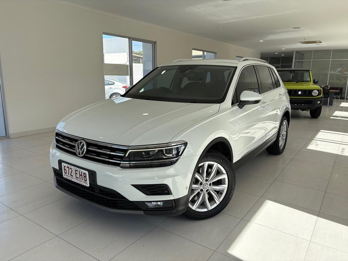 2019 Volkswagen Tiguan 132TSI Comfortline 5N MY19.5 Four Wheel Drive Pure White
