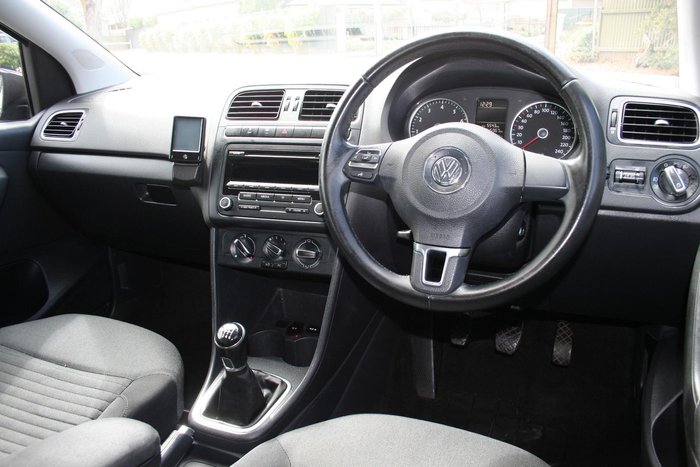2013 Volkswagen Polo 77TSI Comfortline 6R MY14 Deep Black