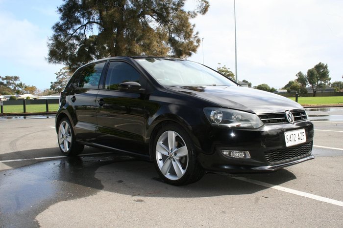 2013 Volkswagen Polo 77TSI Comfortline 6R MY14 Deep Black