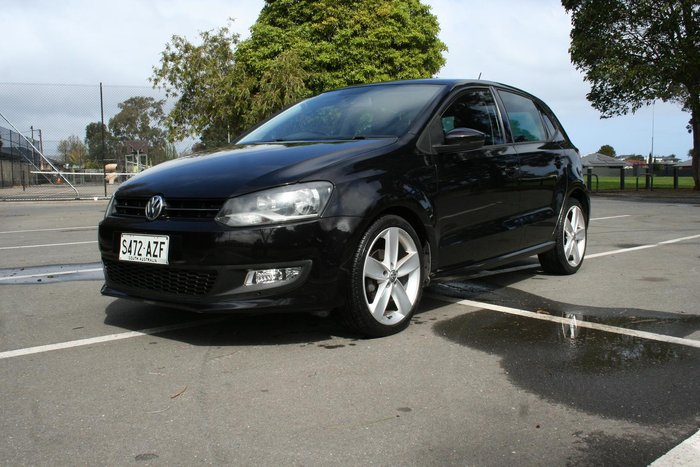 2013 Volkswagen Polo 77TSI Comfortline 6R MY14 Deep Black