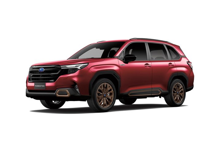 2025 Subaru Forester Hybrid Sport S6 MY26 AWD Crimson Red