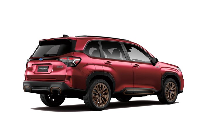 2025 Subaru Forester Hybrid Sport S6 MY26 AWD Crimson Red
