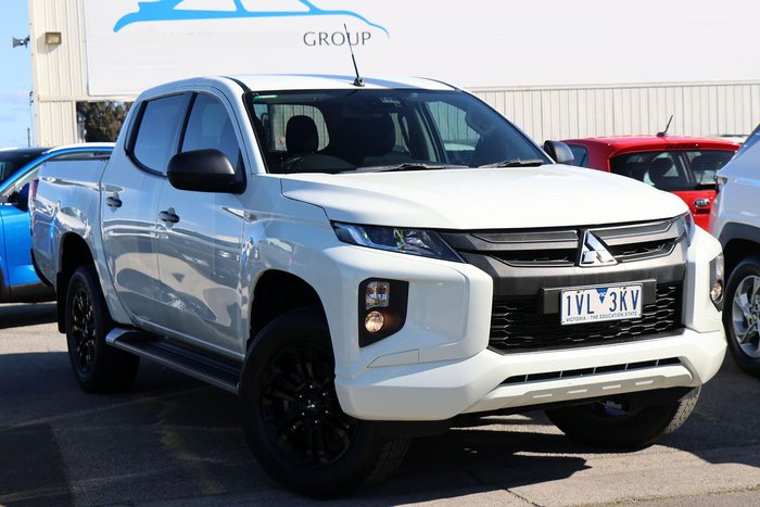 2022 Mitsubishi Triton GLX-R MR MY22 4X4 Dual Range White