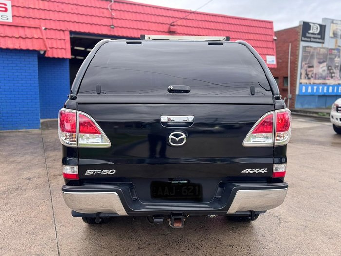 2013 Mazda BT-50 GT UP 4X4 Dual Range Black