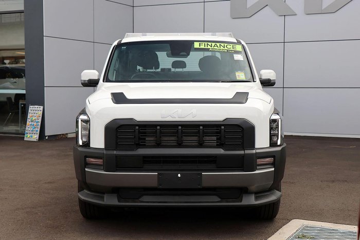 2025 Kia Tasman S TK MY26 4X4 Dual Range Clear White