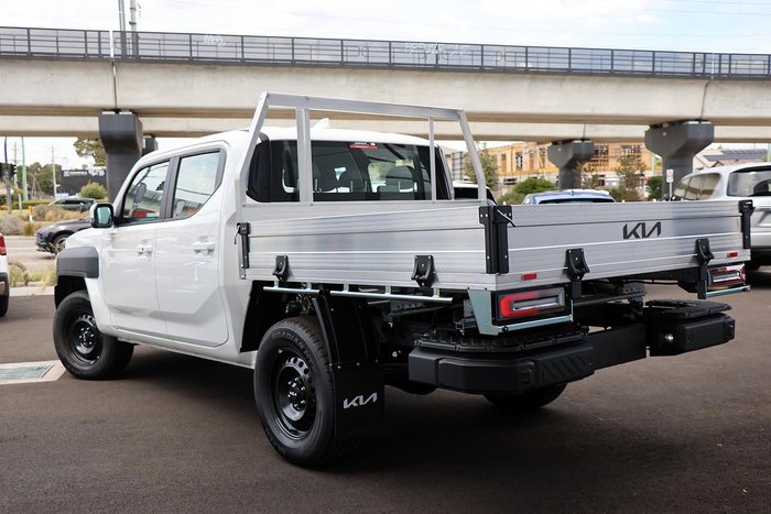 2025 Kia Tasman S TK MY26 4X4 Dual Range Clear White