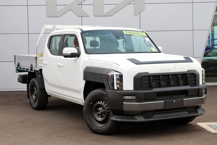2025 Kia Tasman S TK MY26 4X4 Dual Range Clear White