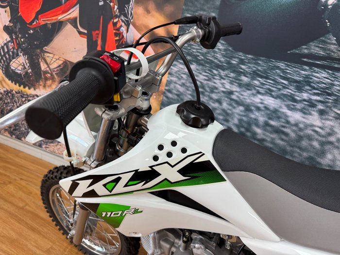 2025 Kawasaki KLX110RL WHITE