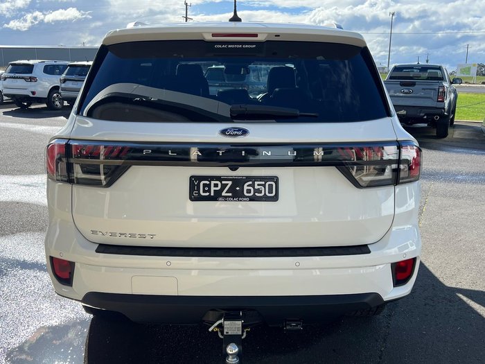 2025 Ford Everest Platinum MY25.25 4X4 Dual Range Arctic White