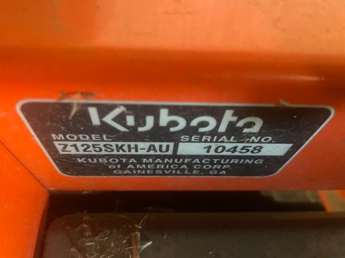 Kubota Z125skh-54-Au