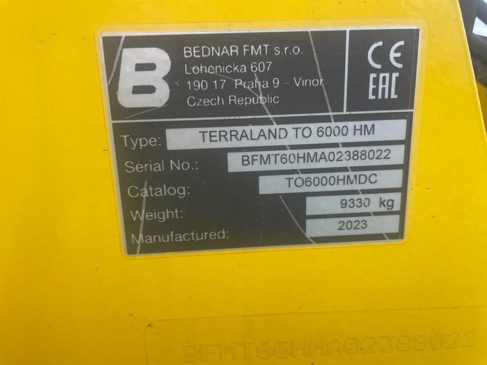 Bednar Terraland TO 6000 HM Deep Ripper