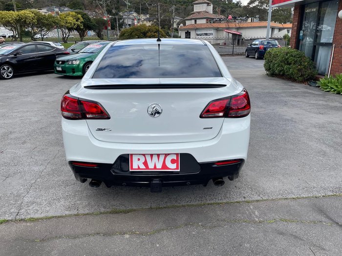 2016 Holden Commodore SV6 Black VF Series II MY16 Heron White