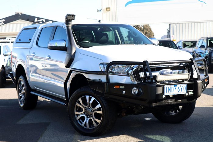 2018 Ford Ranger XLT PX MkII MY18 4X4 Dual Range Frozen White