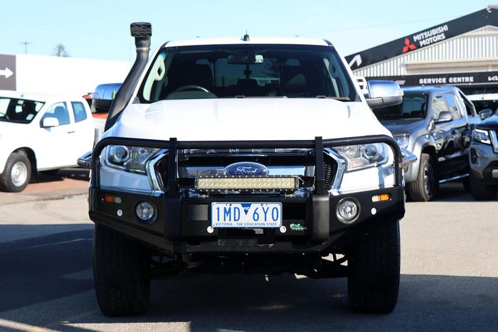 2018 Ford Ranger XLT PX MkII MY18 4X4 Dual Range Frozen White