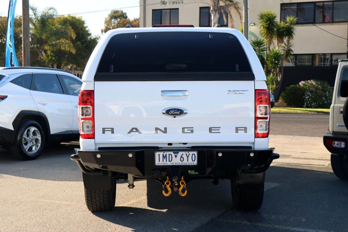 2018 Ford Ranger XLT PX MkII MY18 4X4 Dual Range Frozen White