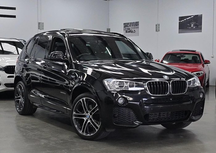2017 BMW X3 xDrive20d F25 LCI 4X4 Constant Carbon Black