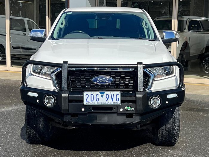 2021 Ford Ranger XLT PX MkIII MY21.25 4X4 Dual Range Arctic White