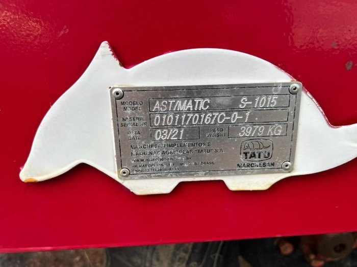 2021 Tatu Ast-Matic Trailing Deep Ripper Used RED