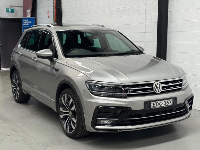 2019 Volkswagen Tiguan 162TSI Highline 5N MY19.5 Four Wheel Drive Tungsten Silver