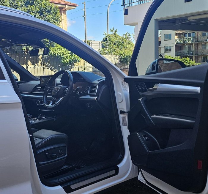 2020 Audi Q5 45 TFSI sport FY MY20 4X4 On Demand Glacier White