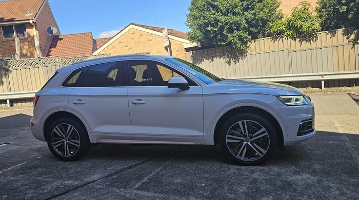 2020 Audi Q5 45 TFSI sport FY MY20 4X4 On Demand Glacier White